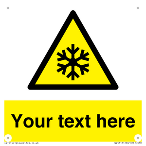 Custom Snowflake Sign